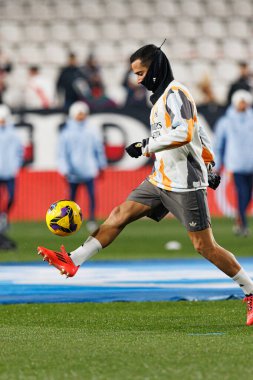 Lucas Vazquez, Estadio de Vallecas 'ta Rayo Vallecano ve Real Madrid FC takımları arasında oynanan LaLiga EA SPORTS maçı sırasında görüldü (Maciej Rogowski)