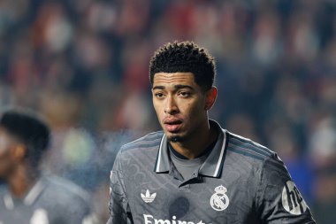 Jude Bellingham, Estadio de Vallecas 'ta Rayo Vallecano ve Real Madrid FC takımları arasında oynanan LaLiga EA SPORTS maçı sırasında görüldü (Maciej Rogowski)