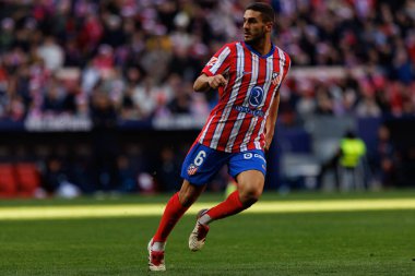 Atletico de Madrid ve Getafe CF takımları arasında Estadio Civitas Metropolitano 'da oynanan LaLiga EA SPORTS maçı sırasında görülen Koke (Maciej Rogowski)
