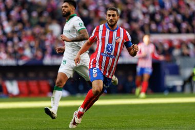 Atletico de Madrid ve Getafe CF takımları arasında Estadio Civitas Metropolitano 'da oynanan LaLiga EA SPORTS maçı sırasında görülen Koke (Maciej Rogowski)