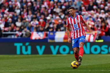 Clement Lenglet, Atletico de Madrid ve Estadio Civitas Metropolitano 'daki Getafe CF takımları arasında oynanan LaLiga EA SPORTS maçı sırasında görüldü (Maciej Rogowski)