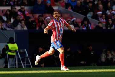 Atletico de Madrid ve Getafe CF takımları arasında Estadio Civitas Metropolitano 'da oynanan LaLiga EA SPORTS maçı sırasında görülen Koke (Maciej Rogowski)