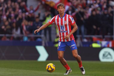 Marcos Llorente, Atletico de Madrid ve Getafe CF takımları arasında oynanan LaLiga EA SPORTS maçı sırasında Estadio Civitas Metropolitano 'da (Maciej Rogowski)