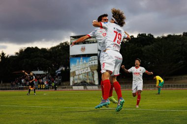 Tomas Domingos ve Martim Tavares, Liga Portugal 2 maçında CD Mafra ve CS Maritimo (Maciej Rogowski)