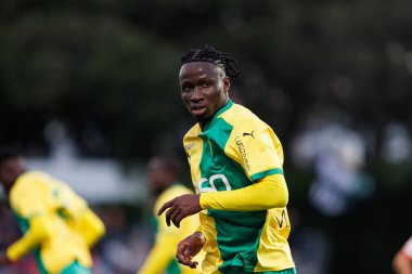 Beni Junior, Liga Portekiz 2 maçında CD Mafra ve CS Maritimo takımları arasında görüldü (Maciej Rogowski)