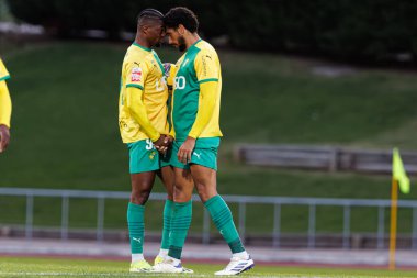 Cuma Etim, Bryan Passi Liga Portekiz 2 maçında CD Mafra ve CS Maritimo (Maciej Rogowski)