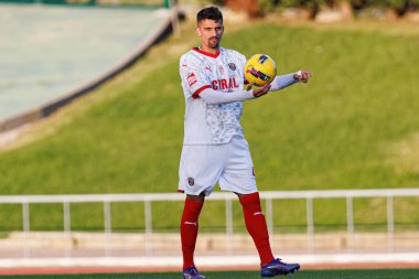 Liga Portekiz 2 maçında CD Mafra ve CS Maritimo (Maciej Rogowski) takımları arasında Romain Correia görüldü.)