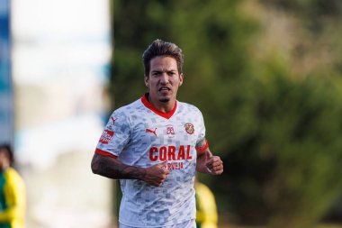 Euller, Liga Portekiz 2 maçında CD Mafra ve CS Maritimo (Maciej Rogowski) takımları arasında görüldü)