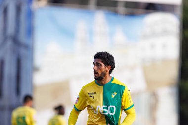 Bryan Passi, Liga Portekiz 2 maçında CD Mafra ve CS Maritimo (Maciej Rogowski) takımları arasında görüldü)