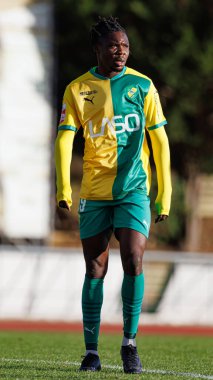 Stanley Iheanacho Liga Portekiz 2 maçında CD Mafra ve CS Maritimo (Maciej Rogowski) takımları arasında görüldü.)