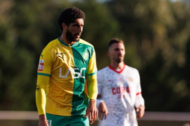 Bryan Passi, Liga Portekiz 2 maçında CD Mafra ve CS Maritimo (Maciej Rogowski) takımları arasında görüldü)