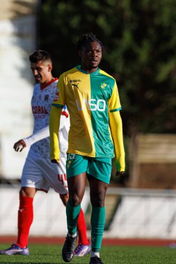 Stanley Iheanacho Liga Portekiz 2 maçında CD Mafra ve CS Maritimo (Maciej Rogowski) takımları arasında görüldü.)