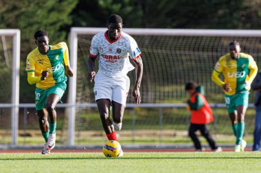 Yacouba Maiga, Ibrahima Guirassy Liga Portekiz maçında CD Mafra ve CS Maritimo (Maciej Rogowski)