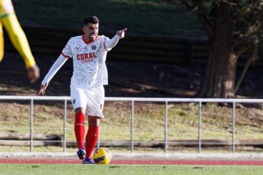 Liga Portekiz 2 maçında CD Mafra ve CS Maritimo (Maciej Rogowski) takımları arasında Romain Correia görüldü.)