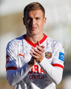 Vladan Daniloviç Liga Portekiz 2 maçında CD Mafra ve CS Maritimo (Maciej Rogowski) takımları arasında görüldü.)