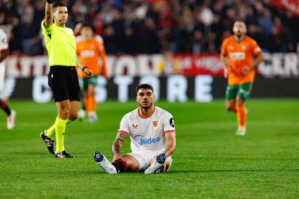 Isaac Romero, Estadio Ramon Sanchez Pizjuan 'da Sevilla FC ve Valencia CF takımları arasında LaLiga EA SPORTS maçında görüldü (Maciej Rogowski)