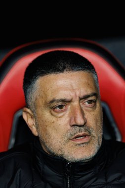 Garcia Pimienta, LaLiga EA SPORTS maçı sırasında Sevilla FC ve Valencia CF takımları arasında Estadio Ramon Sanchez Pizjuan (Maciej Rogowski)