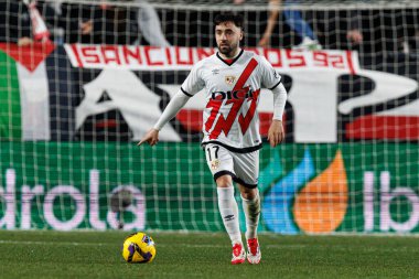 Unai Lopez, Estadio de Vallecas 'ta Rayo Vallecano ve RC Celta de Vigo takımları arasında LaLiga EA SPORTS maçı sırasında görüldü (Maciej Rogowski)