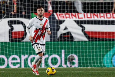 Unai Lopez, Estadio de Vallecas 'ta Rayo Vallecano ve RC Celta de Vigo takımları arasında LaLiga EA SPORTS maçı sırasında görüldü (Maciej Rogowski)