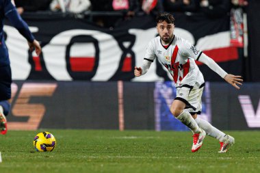 Unai Lopez, Estadio de Vallecas 'ta Rayo Vallecano ve RC Celta de Vigo takımları arasında LaLiga EA SPORTS maçı sırasında görüldü (Maciej Rogowski)