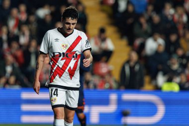 Sergio Camello, Estadio de Vallecas 'ta Rayo Vallecano ve RC Celta de Vigo takımları arasında LaLiga EA SPORTS maçında görüldü (Maciej Rogowski)