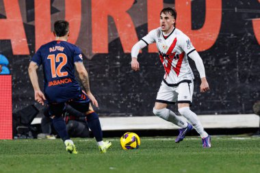 Josep Chevarria, Estadio de Vallecas 'ta Rayo Vallecano ve RC Celta de Vigo (Maciej Rogowski) takımları arasında LaLiga EA SPORTS maçı sırasında görüldü.)