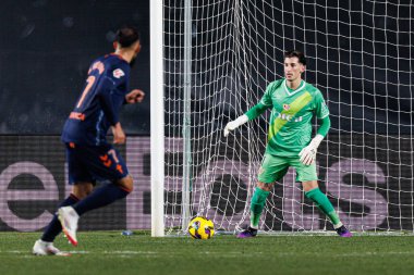 Dani Cardenas, Estadio de Vallecas 'ta Rayo Vallecano ve RC Celta de Vigo takımları arasında oynanan LaLiga EA SPORTS maçı sırasında görüldü (Maciej Rogowski)