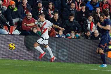 Jorge De Frutos LaLiga EA SPORTS maçı sırasında Estadio de Vallecas 'ta Rayo Vallecano ve RC Celta de Vigo takımları arasında görüldü (Maciej Rogowski)