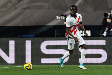 Abdul Mumin, Estadio de Vallecas 'ta Rayo Vallecano ve RC Celta de Vigo (Maciej Rogowski) takımları arasında oynanan LaLiga EA SPORTS maçı sırasında görüldü.)