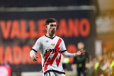 Adrian Embarba, Estadio de Vallecas 'ta Rayo Vallecano ve RC Celta de Vigo (Maciej Rogowski) takımları arasında oynanan LaLiga EA SPORTS maçı sırasında görüldü.)