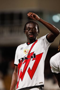 Abdul Mumin, Estadio de Vallecas 'ta Rayo Vallecano ve RC Celta de Vigo (Maciej Rogowski) takımları arasında oynanan LaLiga EA SPORTS maçı sırasında görüldü.)