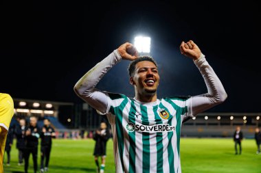 Clayton, Estadio Belediyesi Rio Maior 'daki Casa Pia AC ve Rio Ave FC takımları arasında oynanan Taca De Portugal maçında görüldü (Maciej Rogowski)