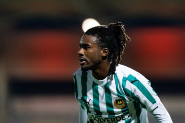 Omar Richards, Estadio Belediyesi Rio Maior 'daki Casa Pia AC ve Rio Ave FC takımları arasında oynanan Taca De Portugal maçında görüldü (Maciej Rogowski)
