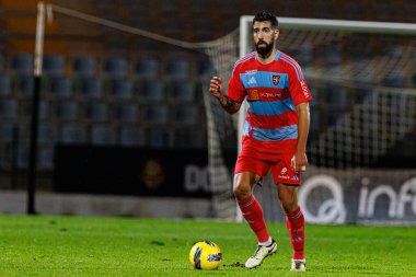 Joao Goulart, Taca De Portugal maçında Estadio Municipal Rio Maior 'da Casa Pia AC ve Rio Ave FC takımları arasında görüldü (Maciej Rogowski)