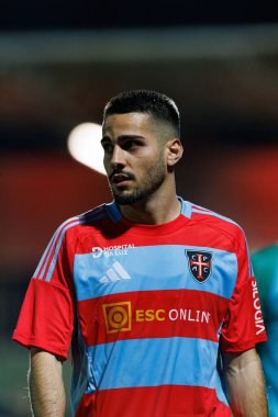 Henrique Pereira, Estadio Municipal Rio Maior 'daki Casa Pia AC ve Rio Ave FC takımları arasında oynanan Taca De Portugal maçında görüldü (Maciej Rogowski)