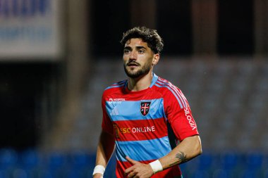Miguel Sousa, Estadio Belediyesi Rio Maior 'daki Casa Pia AC ve Rio Ave FC takımları arasında oynanan Taca De Portugal maçında görüldü (Maciej Rogowski)