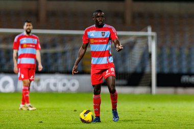 Benito Mukendi, Estadio Belediyesi Rio Maior 'daki Casa Pia AC ve Rio Ave FC takımları arasında oynanan Taca De Portugal maçında görüldü (Maciej Rogowski)