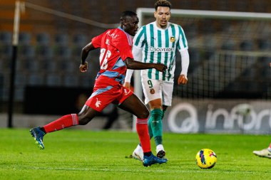 Benito Mukendi, Estadio Belediyesi Rio Maior 'daki Casa Pia AC ve Rio Ave FC takımları arasında oynanan Taca De Portugal maçında görüldü (Maciej Rogowski)