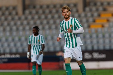 Ole Pohlmann, Taca De Portugal maçında Estadio Municipal Rio Maior 'da Casa Pia AC ve Rio Ave FC takımları arasında görüldü (Maciej Rogowski)