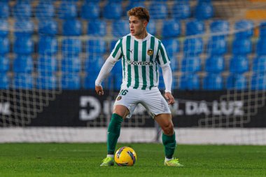 Brandon Aguilera, Casa Pia AC ve Rio Ave FC takımları arasında oynanan Taca De Portugal maçında Estadio Municipal Rio Maior (Maciej Rogowski)