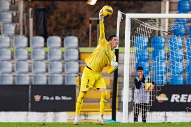 Estadio Municipal Rio Maior 'daki Casa Pia AC ve Rio Ave FC takımları arasında oynanan Taca De Portugal maçında Cezary Miszta görüldü (Maciej Rogowski)