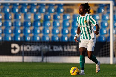 Omar Richards, Estadio Belediyesi Rio Maior 'daki Casa Pia AC ve Rio Ave FC takımları arasında oynanan Taca De Portugal maçında görüldü (Maciej Rogowski)