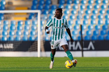 Omar Richards, Estadio Belediyesi Rio Maior 'daki Casa Pia AC ve Rio Ave FC takımları arasında oynanan Taca De Portugal maçında görüldü (Maciej Rogowski)