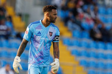 Ricardo Batista, Casa Pia AC ve Rio Ave FC takımları arasında oynanan Taca De Portugal maçında Estadio Municipal Rio Maior (Maciej Rogowski)