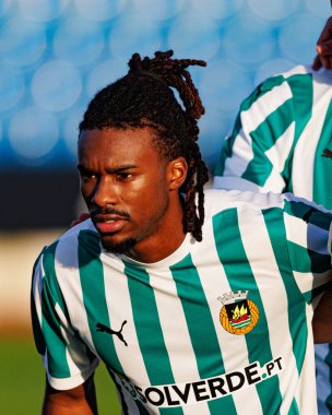 Omar Richards, Estadio Belediyesi Rio Maior 'daki Casa Pia AC ve Rio Ave FC takımları arasında oynanan Taca De Portugal maçında görüldü (Maciej Rogowski)