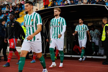 Ole Pohlmann, Taca De Portugal maçında Estadio Municipal Rio Maior 'da Casa Pia AC ve Rio Ave FC takımları arasında görüldü (Maciej Rogowski)