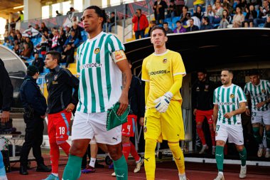 Aderlan Santos, Cezary Miszta Taca De Portugal maçında Estadio Belediyesi Rio Maior 'da Casa Pia AC ve Rio Ave FC takımları arasında görüldü (Maciej Rogowski)