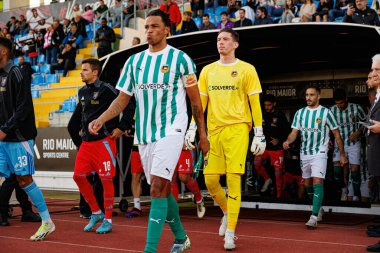 Aderlan Santos, Cezary Miszta Taca De Portugal maçında Estadio Belediyesi Rio Maior 'da Casa Pia AC ve Rio Ave FC takımları arasında görüldü (Maciej Rogowski)