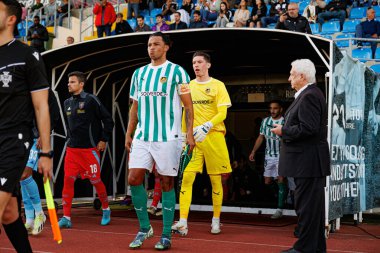Aderlan Santos, Cezary Miszta Taca De Portugal maçında Estadio Belediyesi Rio Maior 'da Casa Pia AC ve Rio Ave FC takımları arasında görüldü (Maciej Rogowski)