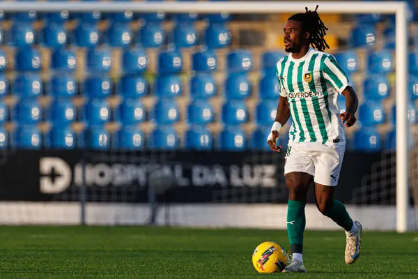 Omar Richards, Estadio Belediyesi Rio Maior 'daki Casa Pia AC ve Rio Ave FC takımları arasında oynanan Taca De Portugal maçında görüldü (Maciej Rogowski)